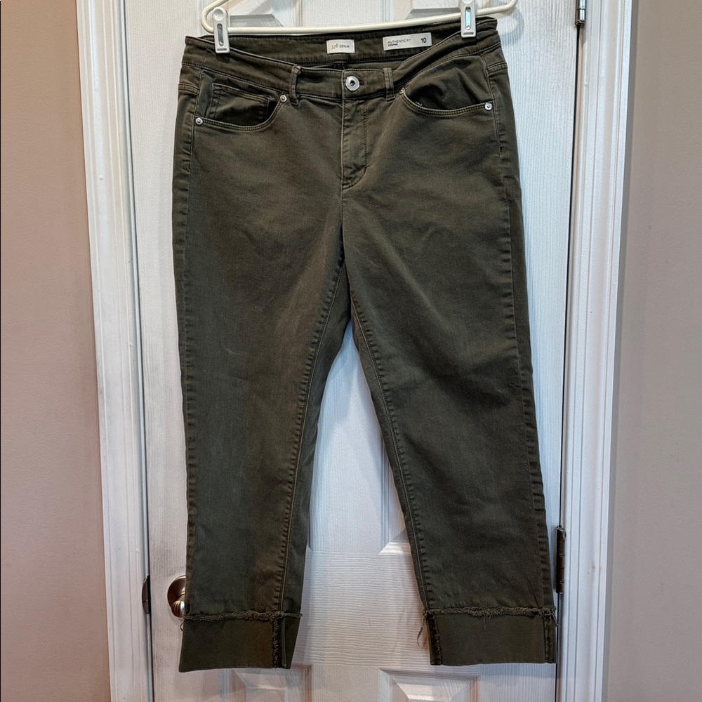 J. Jill Olive Ankle & Cropped Jeans